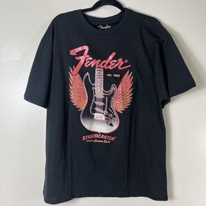 Fender Shirt Black and Red Size Large NWT